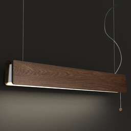 Nowodvorski Salonowa belka wisząca Oslo 7522 drewniana