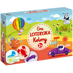 Kolory, gra loteryjka, gra edukacyjna, Kapitan Nauka