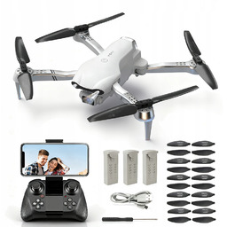 Zdalnie Sterowany Dron F10 Kamera Hd Składany Inteligentny