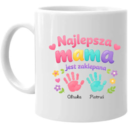 Najlepsza mama jest zaklepana + imiona - kubek