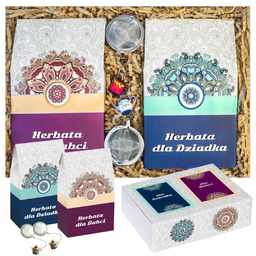 Gotowy zestaw prezentowy Box dla Babci i Dziadka