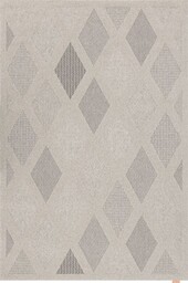 Dywan Art Deco wełniany Agnella Noble Elois szary