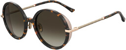 Okulary JIMMY CHOO EMA-S-086HA. Okulary przeciwsłoneczne, Kolor złoty.