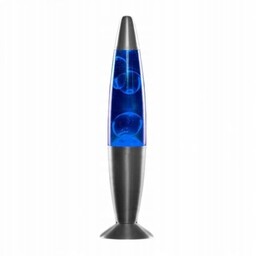 Duża Lampka Lawa Lampa Lava 34cm niebieska sieciow