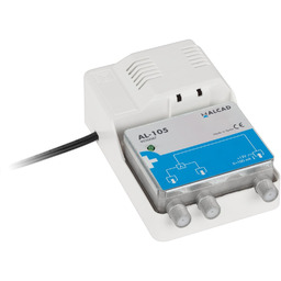 Rozdzielacz antenowy 2 TV 12V rozgałęźnik splitter Alcad