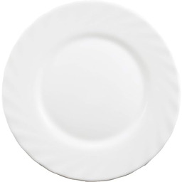Dajar 00084 Talerz deserowy Trianon Luminarc, szkło, biały,