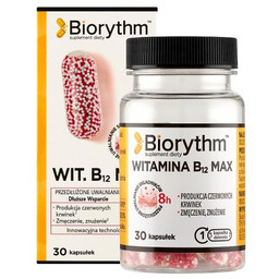 Biorythm Witamina B12 Max, 30kaps.