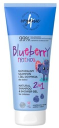 4ORGANIC Blueberry Friends - Naturalny szampon i żel