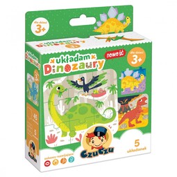 CzuCzu puzzle Układam dinozaury 3+