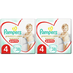 Pampers Premium Care Pants 4 pieluchomajtki 76 szt