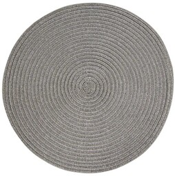Altom Podkładka Straw srebrny, śr. 38 cm, zestaw