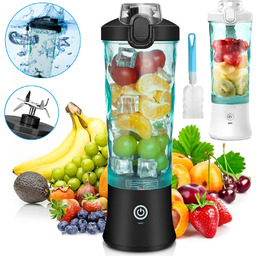 Przenośny Blender 600ML Mini Blender Usb Z Pędzlem,