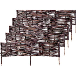 Palisada ogrodowa wiklinowa Sand 100 x 40 cm,