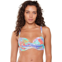 Biustonosz kąpielowy 7207BT coral leopard