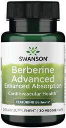 Swanson Berberine Advanced, berberyna, 30 kapsułek