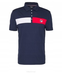 Koszulka tenisowa Fila Polo Jayden granatowa XXL