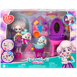 Enchantimals Zestaw Lalka Salon Piękności Pudelków