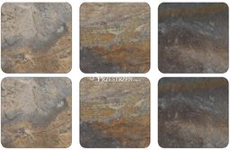 PODSTAWKI KORKOWE PIMPERNEL Organics: Earth Slate - MAŁE