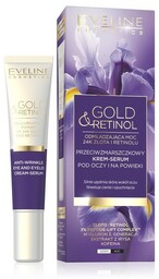 Eveline Gold & Retinol Przeciwzmarszczkowy Krem-serum pod oczy