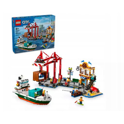 Lego City Nadmorski port ze statkiem towarowym 60422
