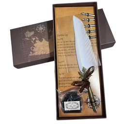 ZESTAW DO KALIGRAFII PIÓRO Z PIÓREM ATRAMENT STALÓWKI