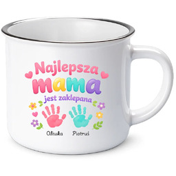 Najlepsza mama jest zaklepana + imiona - kubek