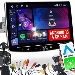 RADIO SAMOCHODOWE 1 DIN 10'' CARPLAY ANDROID WIFI