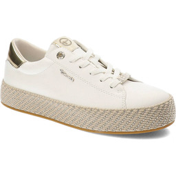 Tamaris Białe Espadryle Stylowe Obuwie Damskie