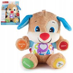 Fisher Price Pluszak Szczeniaczek Uczniaczek Ucz Się Śmiej