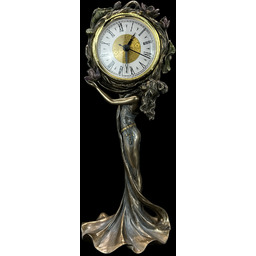 ORYGINALNY SECESYJNY ZEGAR Z KOBIETĄ VERONESE (AN10085A4)