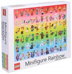 Puzzle LEGO: Tęczowe minifigurki (1000 el.) Chronicle Books