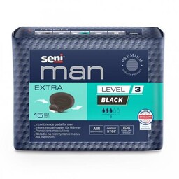 Seni Man Level 3 Extra Black Wkładki urologiczne