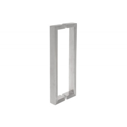 Pochwyt INOX dwustronny prostokątny B-Harko 15x30x300x50 matowy, stal