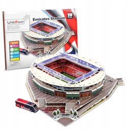 Stadion piłkarski Emirates Stadium Puzzle 3D