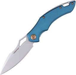 Nóż składany FoxEdge Sparrow Blue Anodized Aluminium, Sand