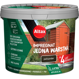 Impregnat do drewna ogrodowego JEDNA WARSTWA 9 l