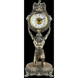 OKAZAŁY BAROKOWY ZEGAR ATLAS - VERONESE (WU75467A4)