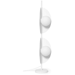 Lampa podłogowa designerska SALLO biała SAF211P1 - Ummo