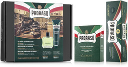Proraso Refreshing, zestaw: krem do golenia + lotion