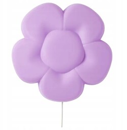 Ikea Upplyst Lampa ścienna Led kwiat liliowy