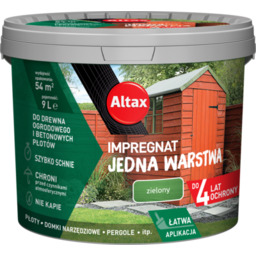 Impregnat do drewna ogrodowego JEDNA WARSTWA 9 l