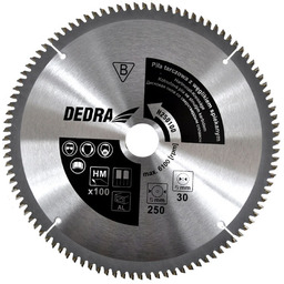 Piła tarczowa widiowa do drewna z węglikiem 250x30x40T