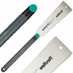 Wolfcraft Piła japońska do drewna listw 240mm dwustronna