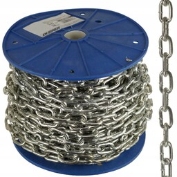 Łańcuch Gospodarczy D1 5MM Rolka 30M Ocynkowany 775KG