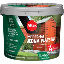 Impregnat do drewna ogrodowego JEDNA WARSTWA 9 l