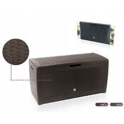 Skrzynia Tarasowa Ratan 310 litrów Antracytowa