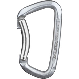Salewa Hot Steel Bent karabińczyk, szary