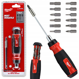Uniwersalny Wkrętak Z Grzechotką 14w1 Zestaw Bitów Ph