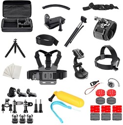 Zestaw 50 akcesoriów do kamer sportowych GoPro 12