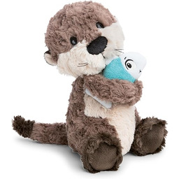 NICI przytulanka wydra Oda z rybką, miękki pluszak,